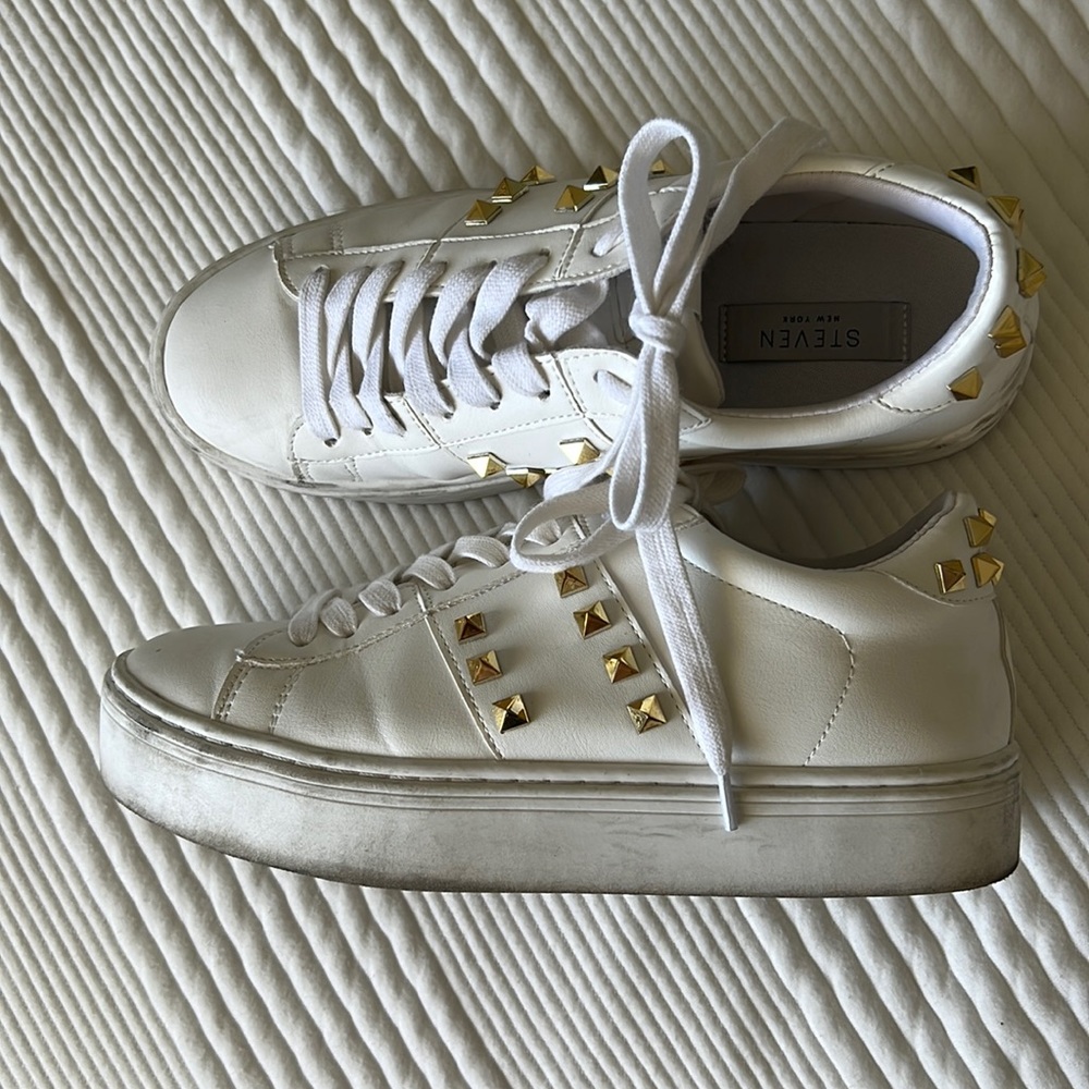 Steven Studded Platform Sneakers